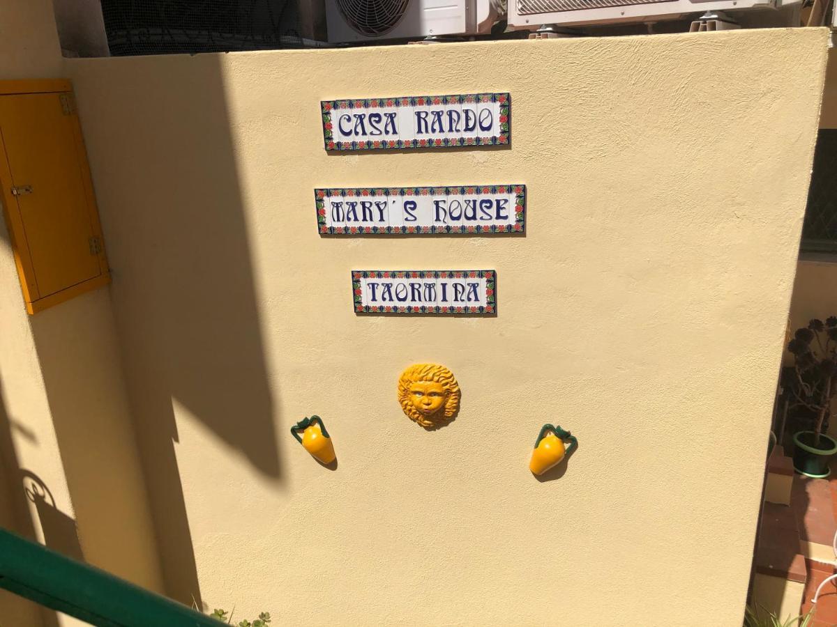 דירות טאורמינה Casa Rando Mary'S House מראה חיצוני תמונה